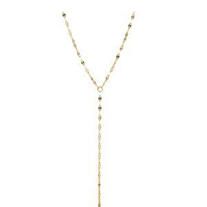 18k Gold PVD Y Lariat Necklace – Hypoallergenic, Tarnish & Water-Resistant Piece